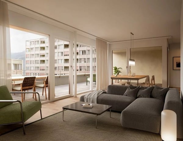 5,5-Zimmer-Wohnung zu vermieten im Herzen von Visp 2