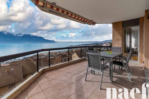 Bel appartement de 4.5 pièces avec une vue imprenable sur le lac à vendre à Montreux 2