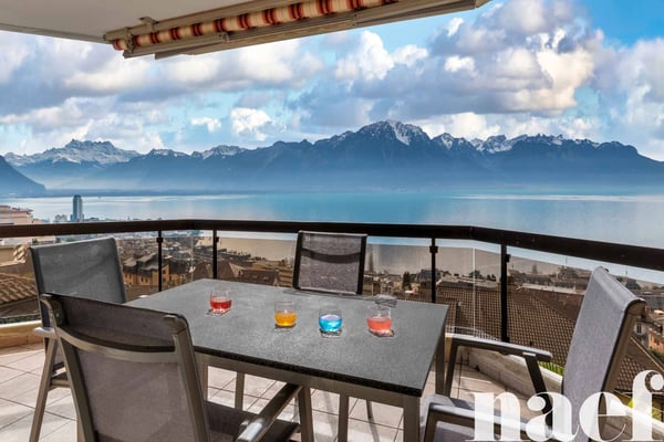Bel appartement de 4.5 pièces avec une vue imprenable sur le lac à vendre à Montreux 1