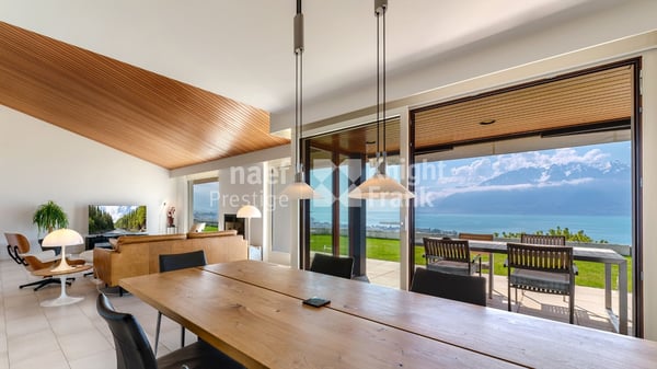 Propriété d'architecte de 7.5 pièces avec vue panoramique sur le lac et le vignoble à vendre à Corseaux 8