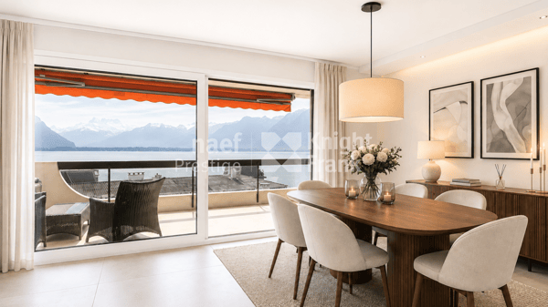 Superbe appartement de 3.5 pièces au bord du lac à vendre au centre de Montreux 6