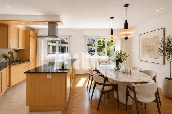 Exclusif ! Spacieux appartement de 4.5 pièces avec balcon et vue dégagée sur le lac à vendre à Chernex / Montreux 7