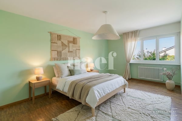 Exclusif ! Spacieux appartement de 3.5 pièces avec balcon et vue dégagée sur le lac à vendre à Chernex / Montreux 8