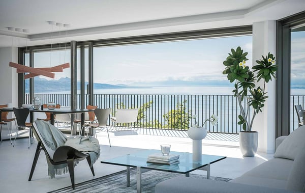 Appartement neuf de 3.5 pièces au 4ème étage avec balcon à vendre à Chexbres 1