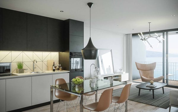Appartement neuf de 3.5 pièces au 4ème étage avec balcon à vendre à Chexbres 6