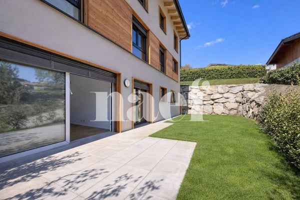 Superbe appartement neuf de 3.5 pièces avec grande terrasse et jardin privatif à vendre à Arbaz 1