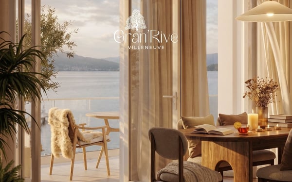Lot A4 - Appartement neuf de 5.5 pièces dans les combles et à deux pas du lac - Promotion Gran'Rive - A vendre à Villeneuve