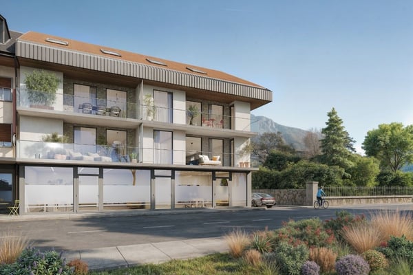 Lot A4 - Appartement neuf de 5.5 pièces dans les combles et à deux pas du lac - Promotion Gran'Rive - A vendre à Villeneuve 5