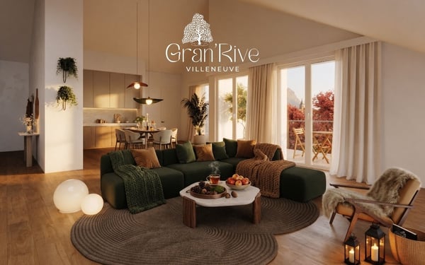 Lot A4 - Appartement neuf de 5.5 pièces dans les combles et à deux pas du lac - Promotion Gran'Rive - A vendre à Villeneuve 3