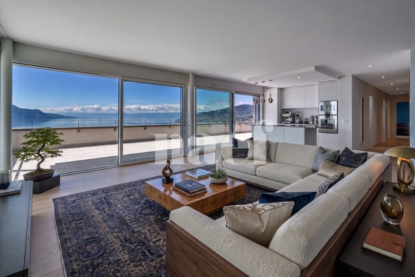 Appartement en attique de 4.5 pièces avec terrasse et vue grandiose sur le Léman à vendre sur les hauts de Montreux 6