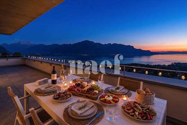 Appartement en attique de 4.5 pièces avec terrasse et vue grandiose sur le Léman à vendre sur les hauts de Montreux 2
