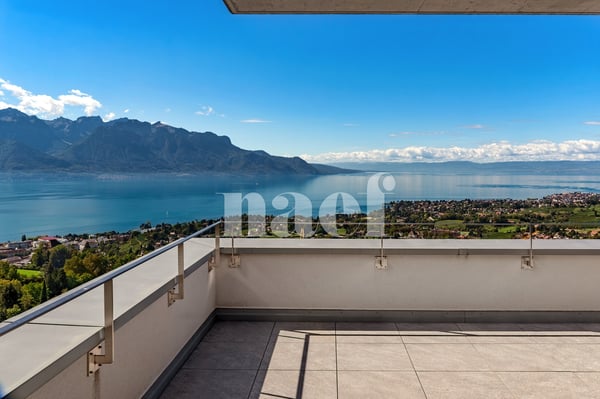 Appartement en attique de 4.5 pièces avec terrasse et vue grandiose sur le Léman à vendre sur les hauts de Montreux 3