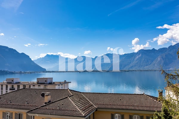 Appartement de 3.5 pièces avec grand balcon et superbe vue sur le lac à vendre à Montreux