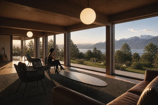 Élégante villa moderne avec vue panoramique dans un quartier prisé - N 6