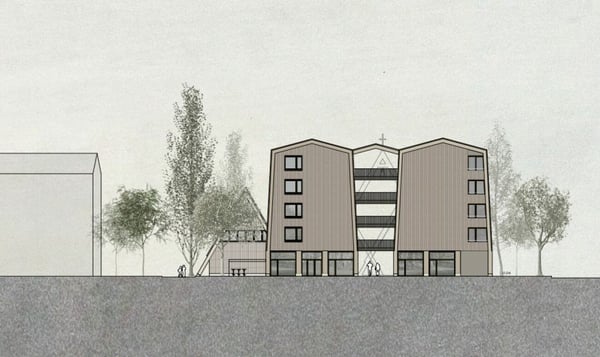 Wohnbau-Grundstück ca. 2'280 m2 im Baurecht abzugeben mit Richtprojekt 2