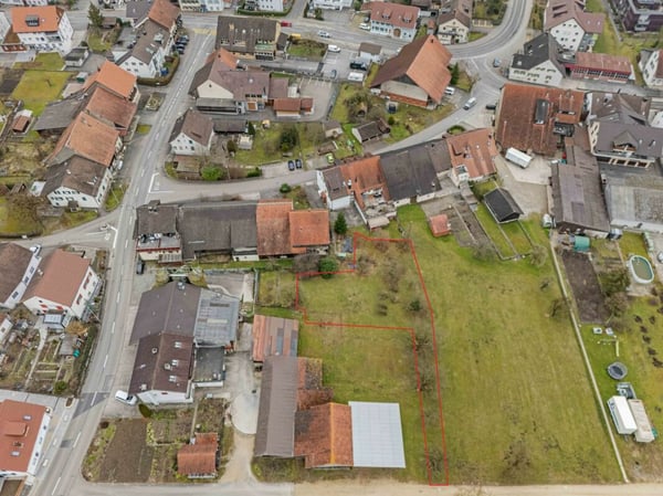 997 m2 baureifes, ebenes Baulandgrundstück an ruhiger sonniger Lage! 1