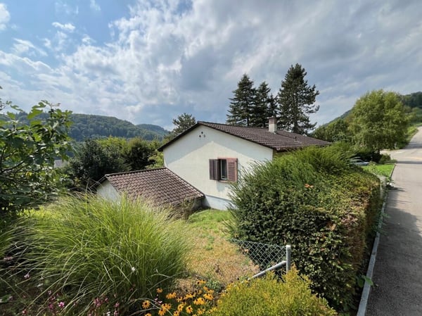 Freistehendes 1.5-Zimmer-Einfamilienhaus mit angebautem Schopf 1