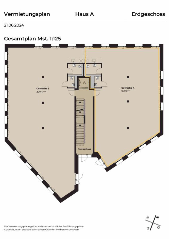 Location pour la première fois - Espace de bureau ou de pratique futuriste de 163 m2 dans un projet de construction neuve de haute qualité