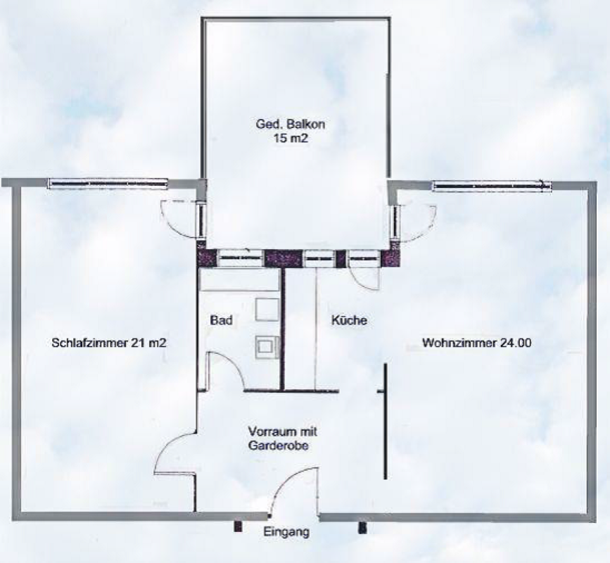 Helle 2.5-Zimmer-Wohnung in ruhigem Wohnquartier mit herrlichem Balkon
