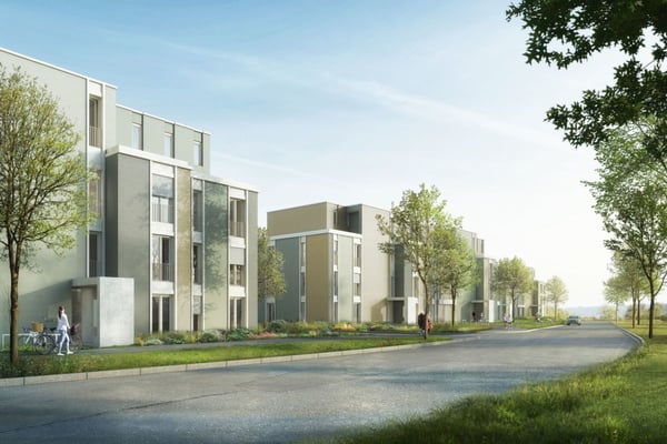 3.5 und 4.5-Zimmer-Attikawohnungen im Neubauprojekt Lammet Frick 2