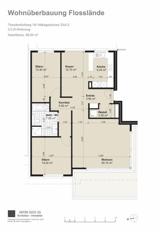 Penthouse-Feeling: 140m2 Terrasse über den Dächern von Rheinfelden 16