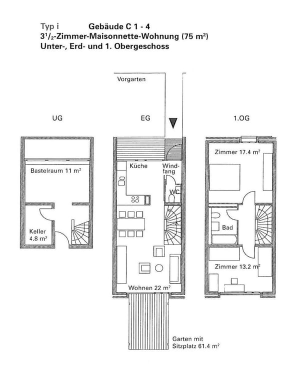 Maisonette-Wohnung mit eigenem Garten 7