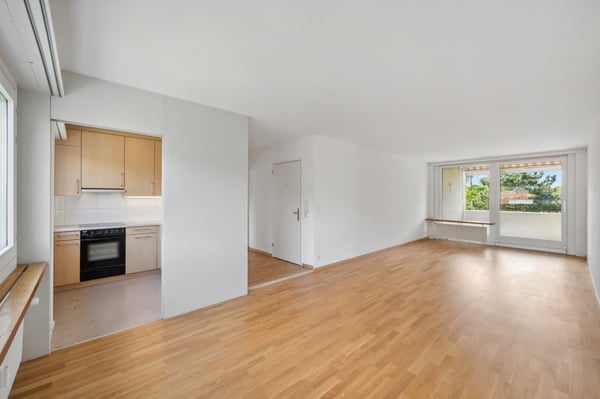 1.5-Zimmerwohnung mit Balkon und schöner Aussicht! 1