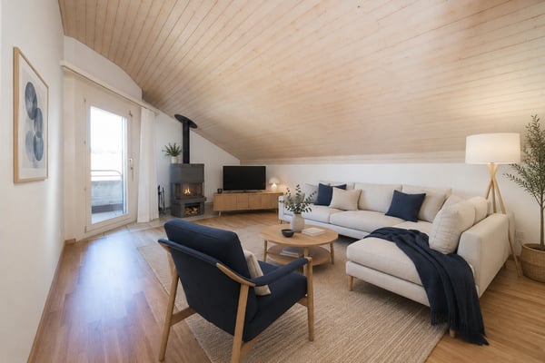 Attraktive 2.5 Zimmer-Dachwohnung in Bottmingen