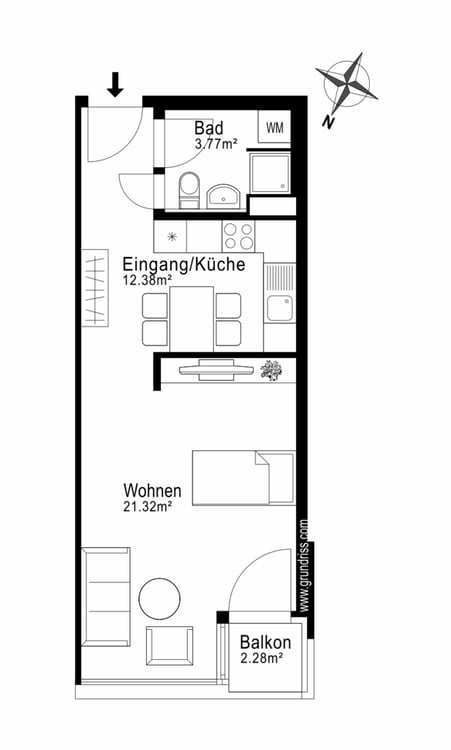 Attraktive und helle Wohnung am Messeplatz 5