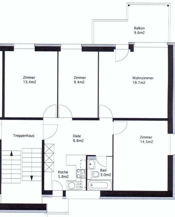 Wohnung an ruhiger Lage 8