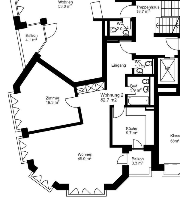 2.5 Zimmerwohnung in Zürich-City - BEFRISTET BIS 31.03.2027 9