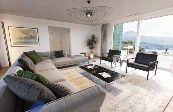 Exklusive 1 ½-Zimmer-Attika-Wohnung mit atemberaubendem Ausblick 3