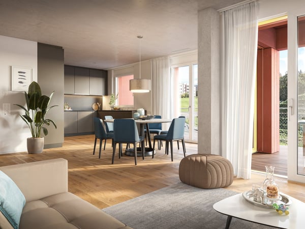 1 ½-Zimmer-Gartenwohnung an ruhiger Lage 3