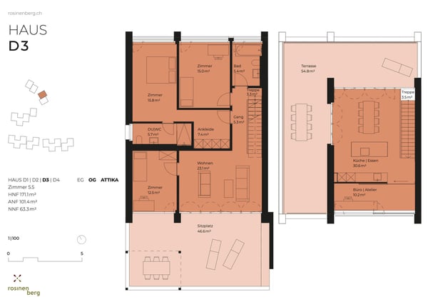 Moderne Architektur an bester Lage - 5.5 Zimmer Einfamilienhaus 8
