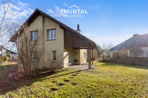Grosses Grundstück, praktische Raumaufteilung und schön eingebettet ins Wohnquartier 6