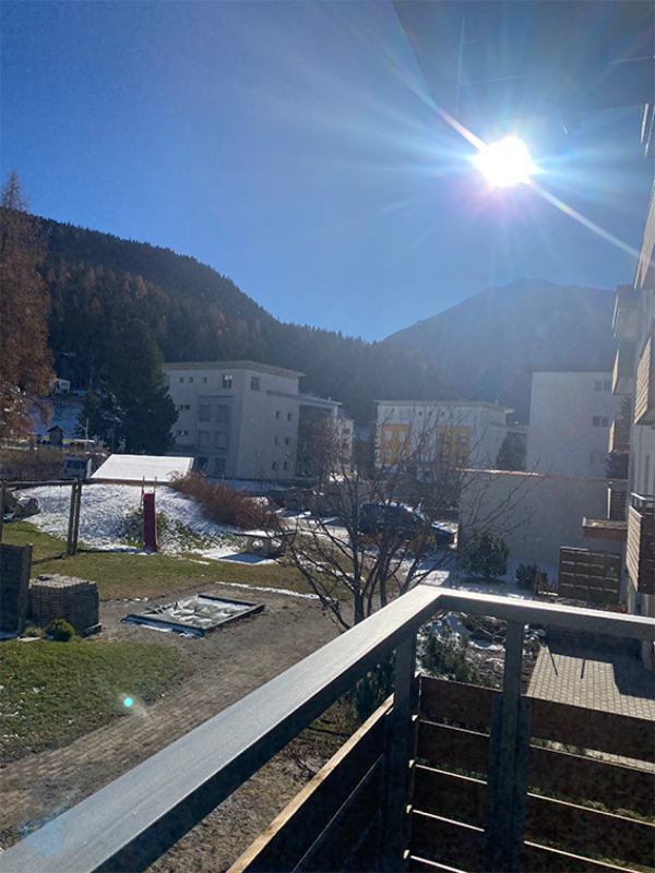 Appartement moderne 3 1/2 pièces à proximité immédiate du téléski et des pistes de ski de fond Bünda
