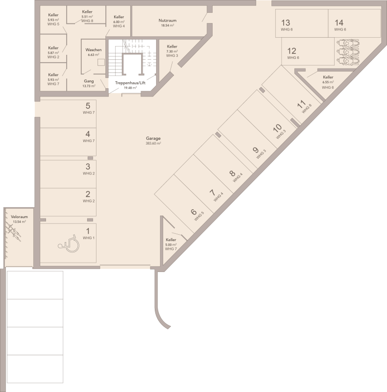 1.5-Zimmer-Wohnung 1. OG ERSTWOHNSITZ