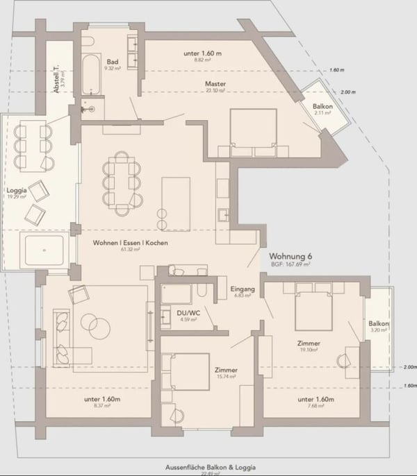 4.5-Zimmer-Dachwohnung ERSTWOHNSITZ 5