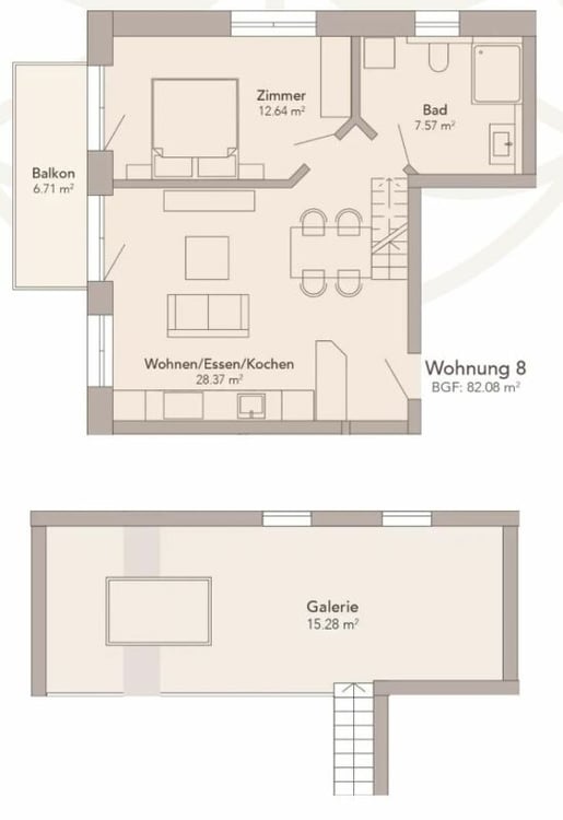3.5-Zimmer-Wohnung DG ERSTWOHNSITZ 7