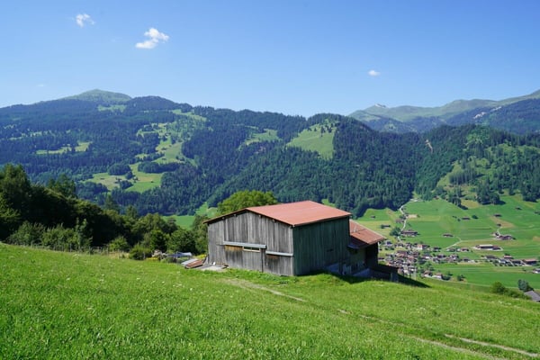 Bauernhaus mit Werkräumen, Stall und Garagenbox 4