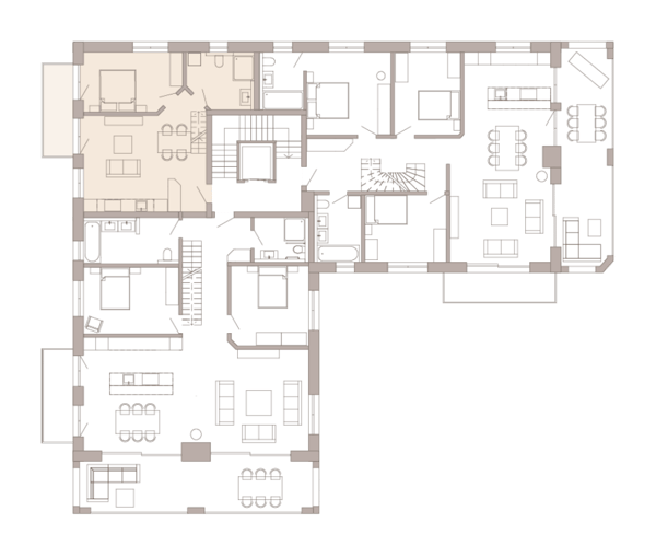 2.5-Zimmer-Galerie-/3.5-Zimmer-Wohnung DG ERSTWOHNSITZ 7