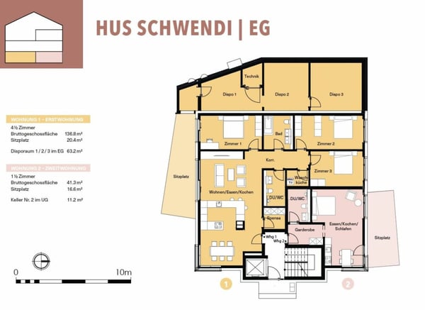 1.5-Zimmer-Wohnung ZWEITWOHNSITZ 7