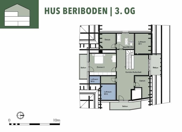 4.5-Zimmer-Maisonettewohnung ERSTWOHNSITZ 8