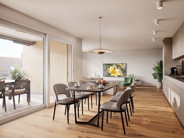 2.5 Zimmer Neubau Gartenwohnung an ruhiger Lage in Oerlikon 2