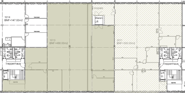 Vielfältig nutzbare Geschäftsfläche mit 590 m² mit Warenlift erweiterbar auf 878 m2 8