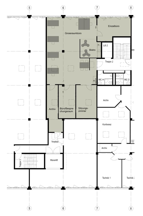 Hochwertig ausgebaute Büroräumlichkeiten 8