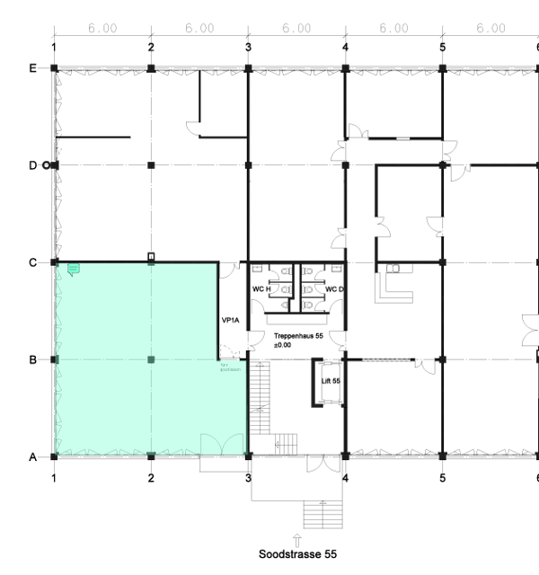Flexible Gewerbefläche im Erdgeschoss Lager, Büro oder Atelier - Gewerbefläche an zentraler Lage 2