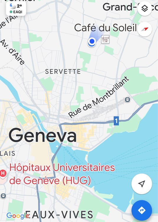 Premium class apartment with terrace in Geneva 3