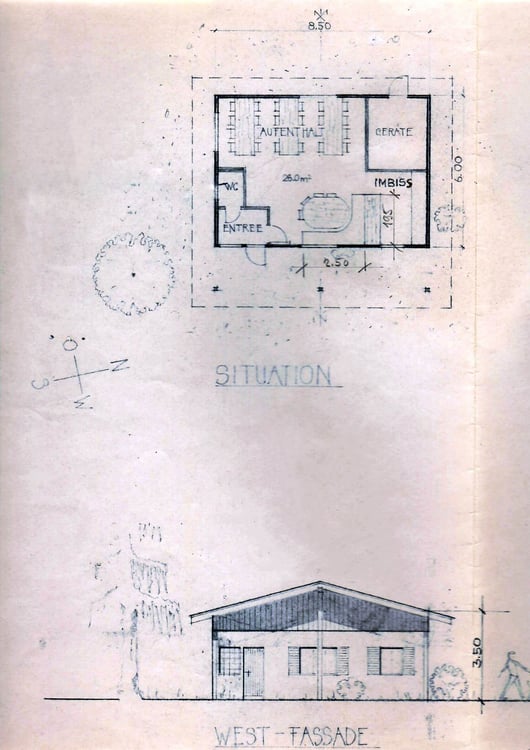Holzchalet Elementbau mit Betonsockelfundament, Tinyhouse 3