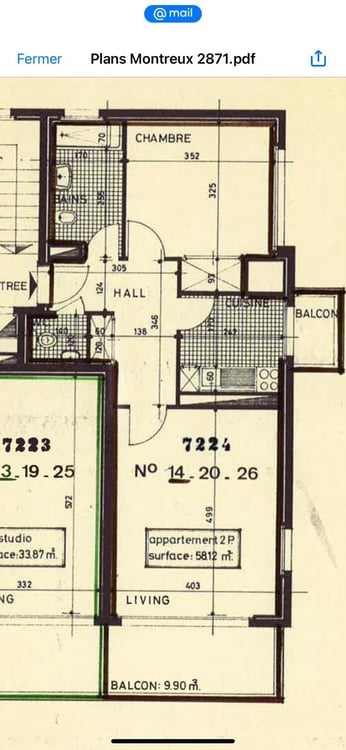 À louer dès le 1er novembre 1015 à Montreux centre 3